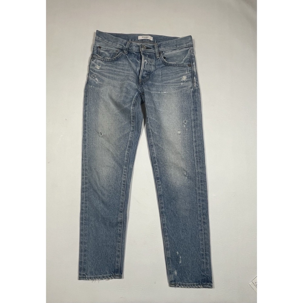 MOUSSY Vintage Jeans Women's 26 Distressed Skinny Cowhide Leather